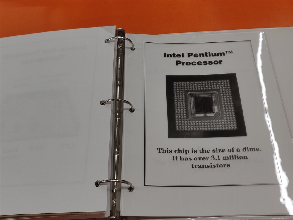 ⭐️⭐️⭐️⭐️⭐️ Vintage Intel 1994 Teacher's Guide - The Journey Inside: The Computer