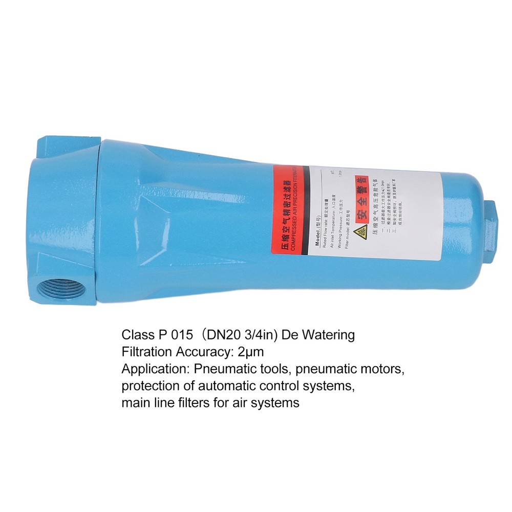 Compressed Dryer Air Filter Clear Thread No Leakage Thickened Housing