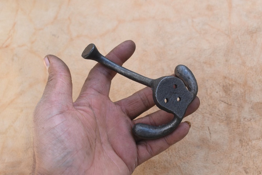 Vintage Cast Iron kitchen hook hanger coat rope bath library school Hook 10 pcs