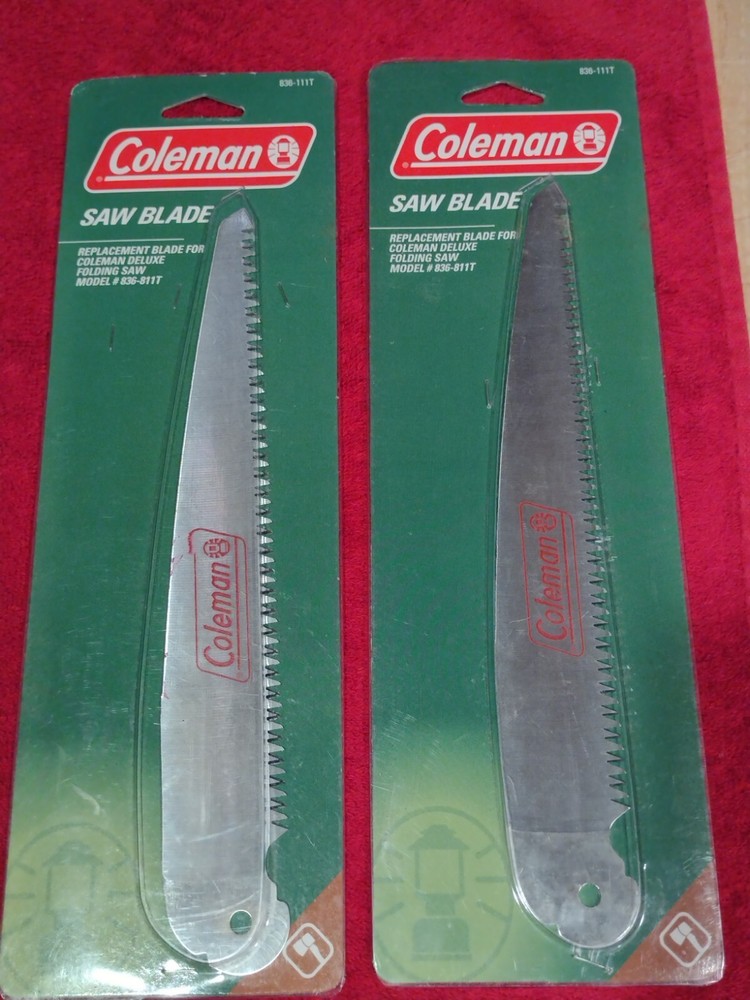 2- New Coleman 9" Folding Saw Replacement Blade