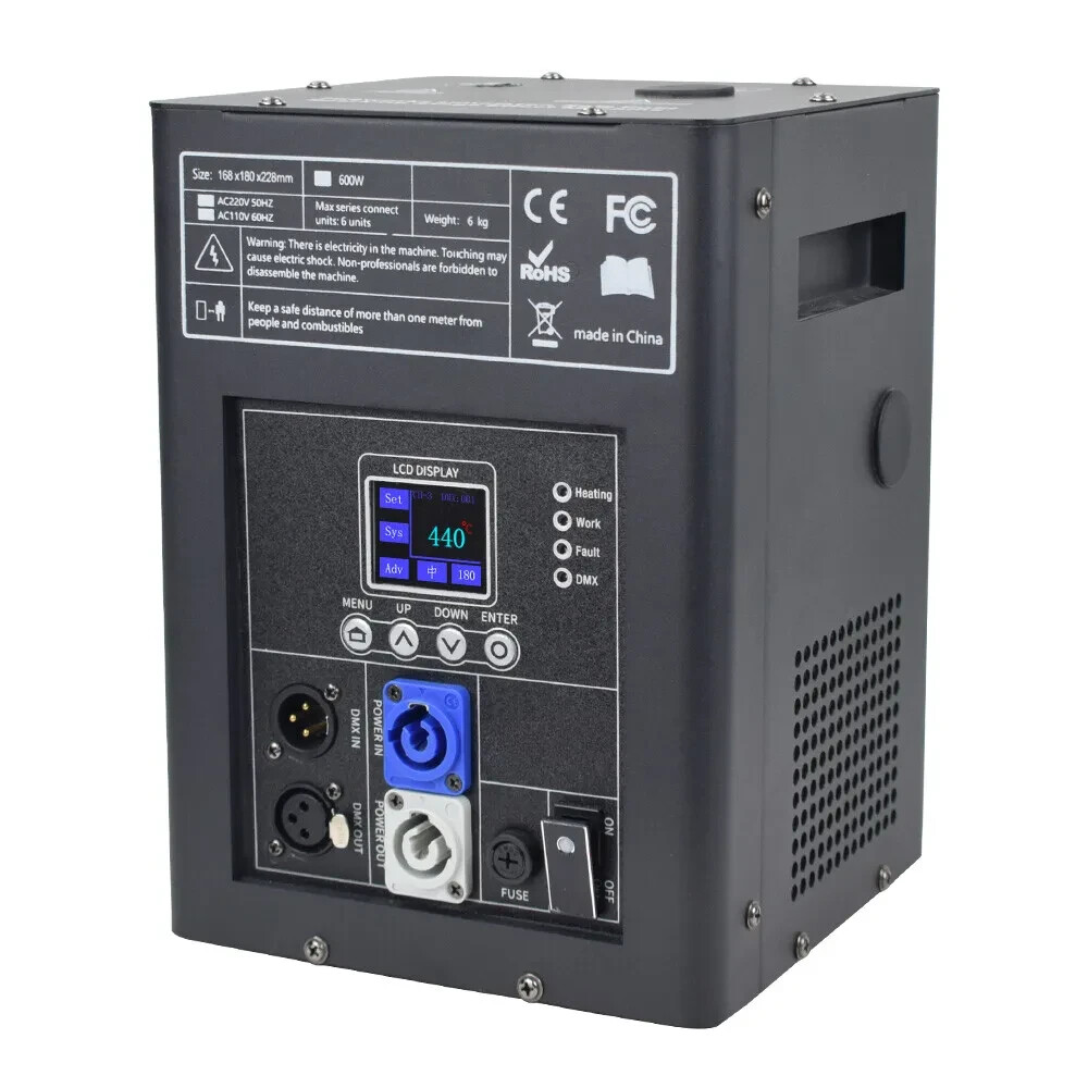 Saviour 2PCS 750W Large Cold Spark Machine Stage Effect DMX Firework With Case