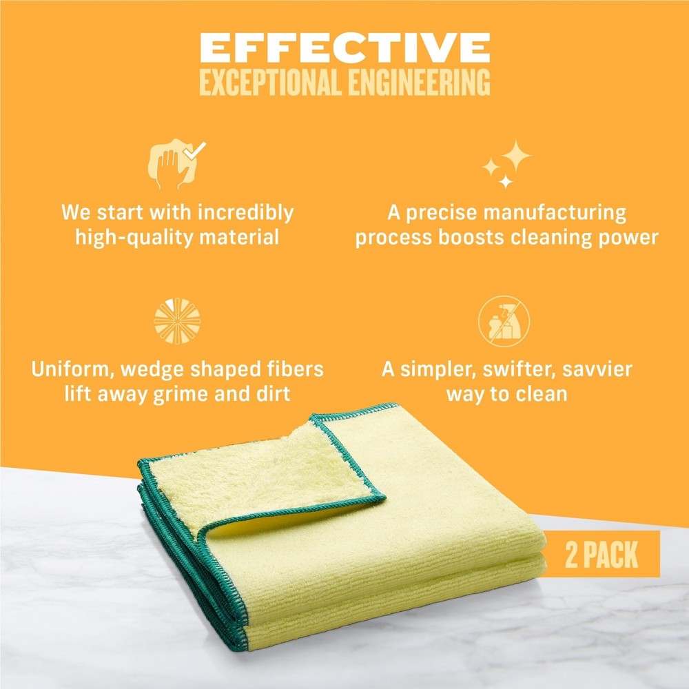 E-Cloth High Performance Dusting Cloth - Microfiber Dusters for Cleaning, Sup...