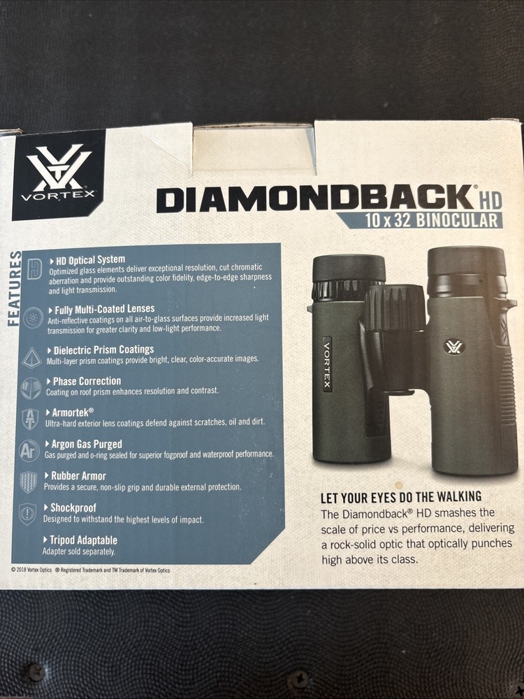 Vortex Diamondback HD 10x32mm Binoculars