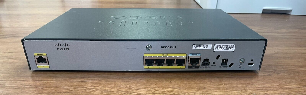 Cisco 881W Wireless LAN Ethernet Security Router 881W-A-K9