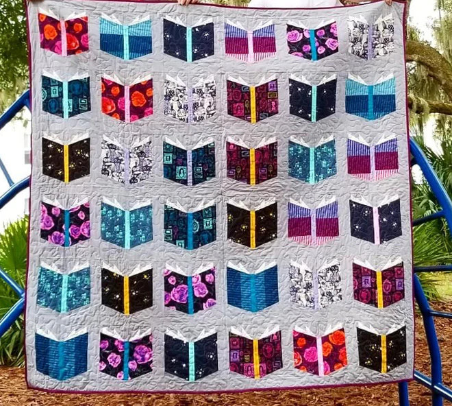 Angela Pingel Designs: Book Nerd Quilt Pattern