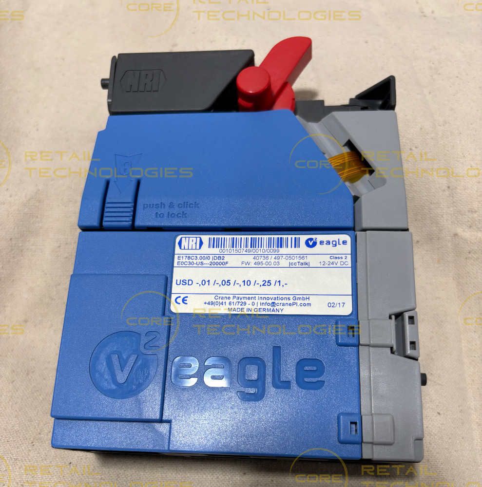 NRI V2 Eagle Coin Validator (NCR 497-0501561)