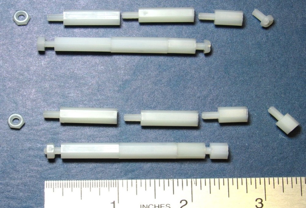 (4) 2" Total length - Plastic Stand-offs