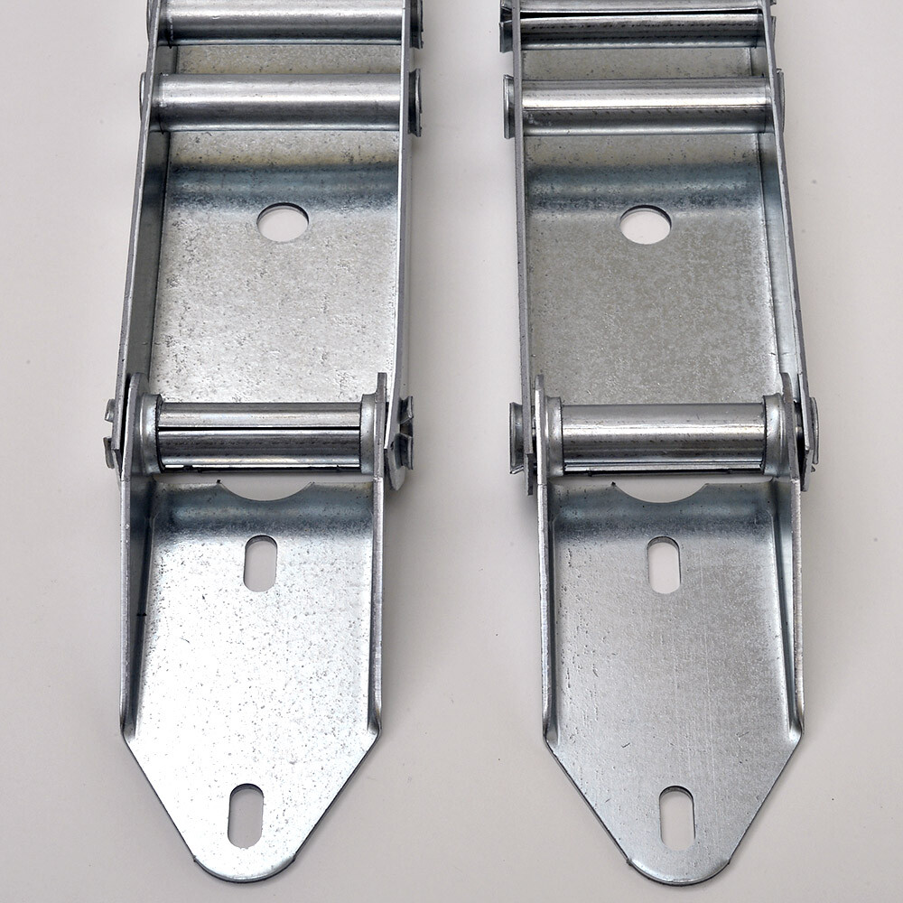 Garage Door Low Headroom Quick Turn Brackets (Pair) w/ (2) Rollers