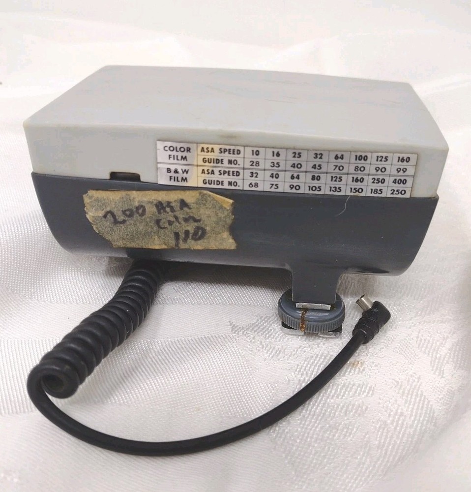 Vintage Spira-Lite Flash Unit With Cables Used