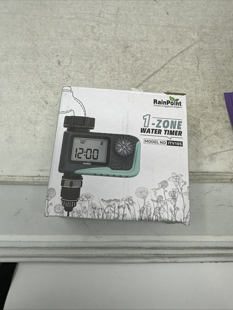 RAINPOINT Sprinkler Timer, Programmable Water Timer for Garden Hose ITV105NH