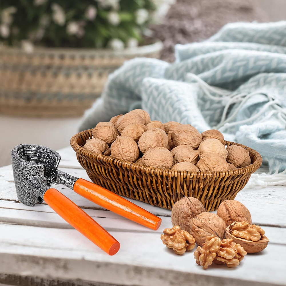 Nutcracker with Basket Pecan Cracker Walnut Cracker Nut Cracker Tool with Basket