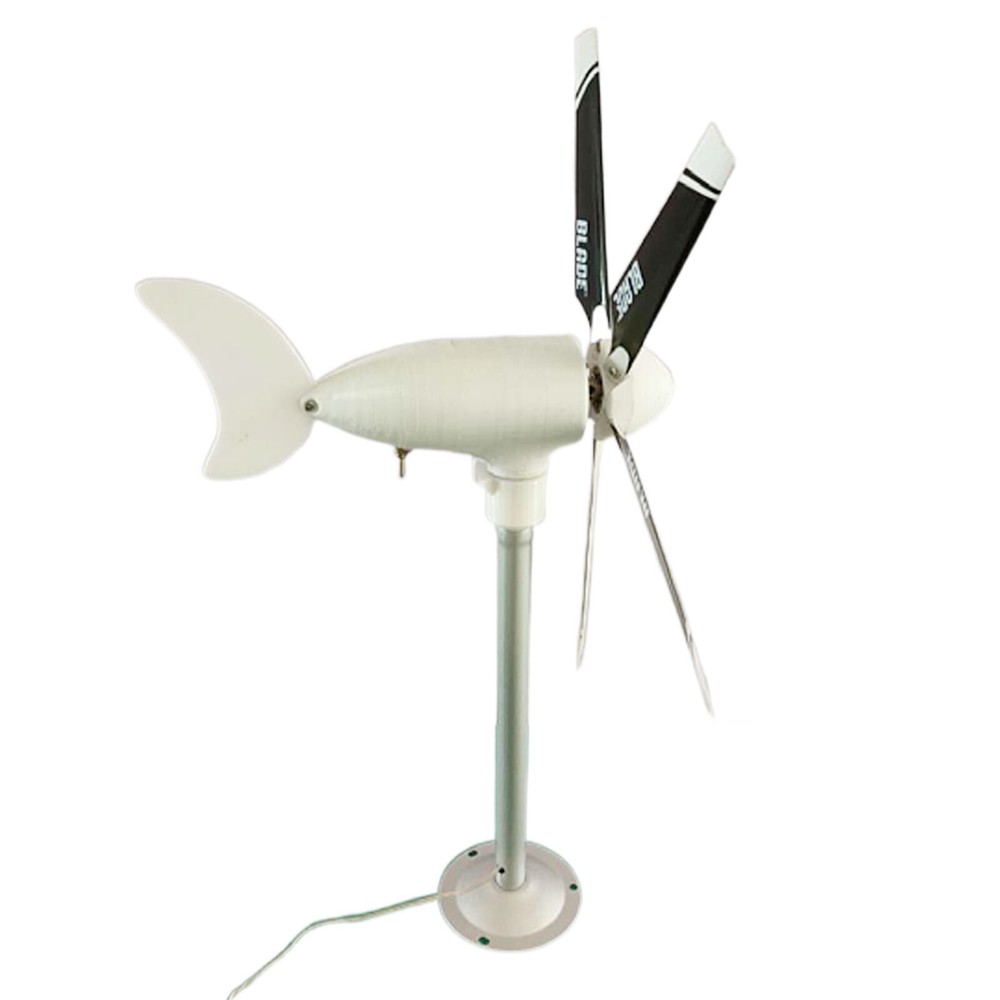 5-Blade 20V 3-Phase Wind Turbine Model Vertical Axis Permanent Magnet Generator
