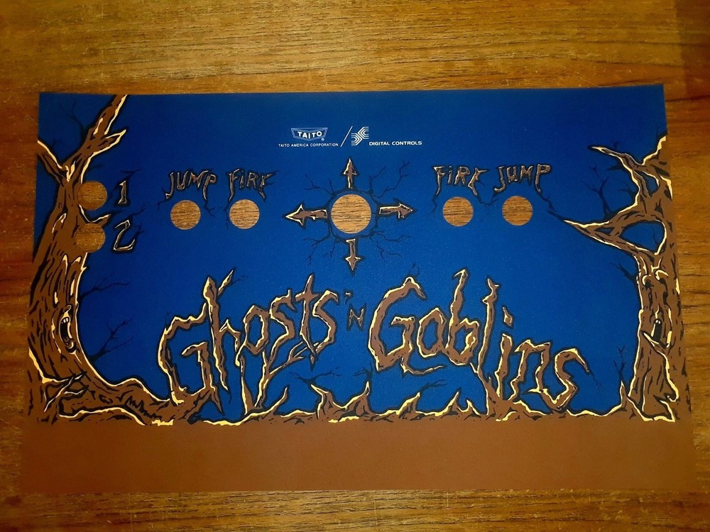 Ghosts n Goblins CPO - Control Panel Overlay - MikesArcade