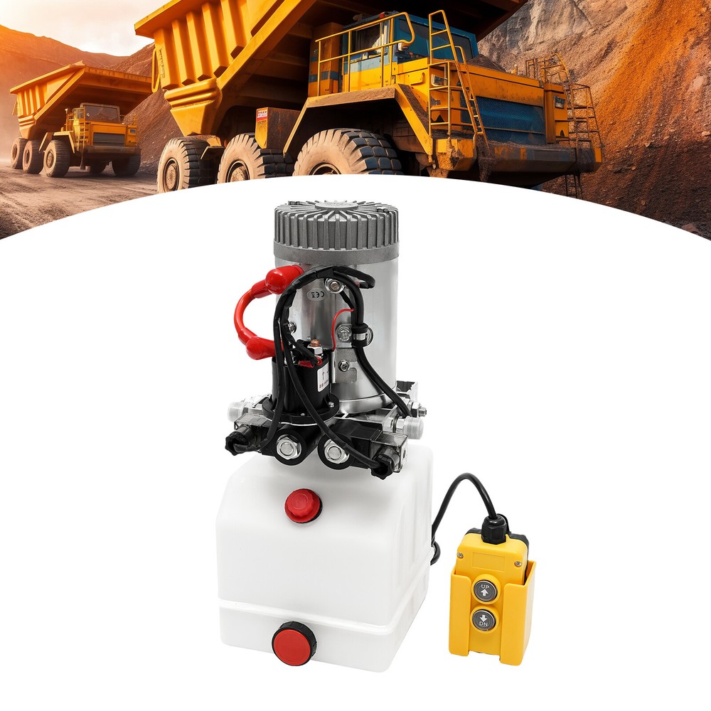 3 Quart 12V Electric Hydraulic Pump Power Unit with Remote Control
