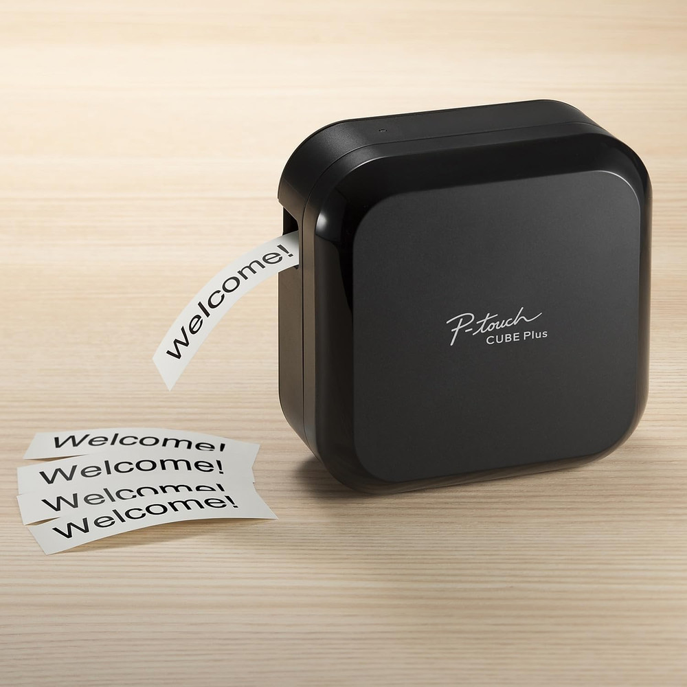 P-Touch CUBE plus Bluetooth Label Maker (PT-P710BT), White