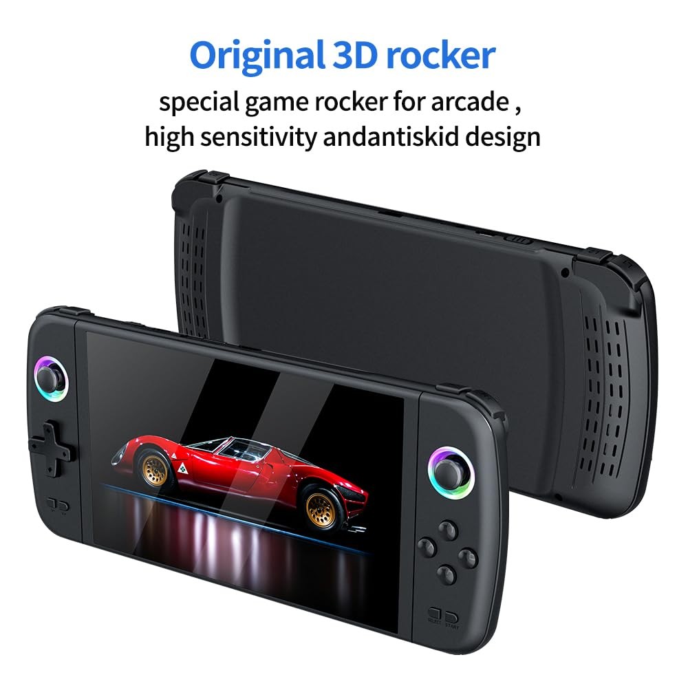 M27 Retro Handheld Game Console,7-inch IPS Screen Portable Android Gaming Han...