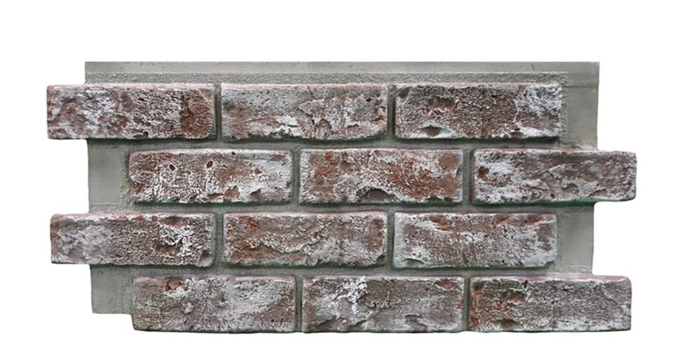 GenStone Interlocking Veneer Chicago Brick Half Panels for DIY projects