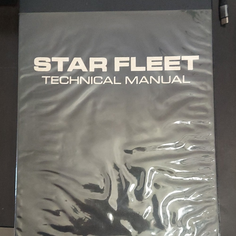 Star Trek Technical Manual Signed The Original Series