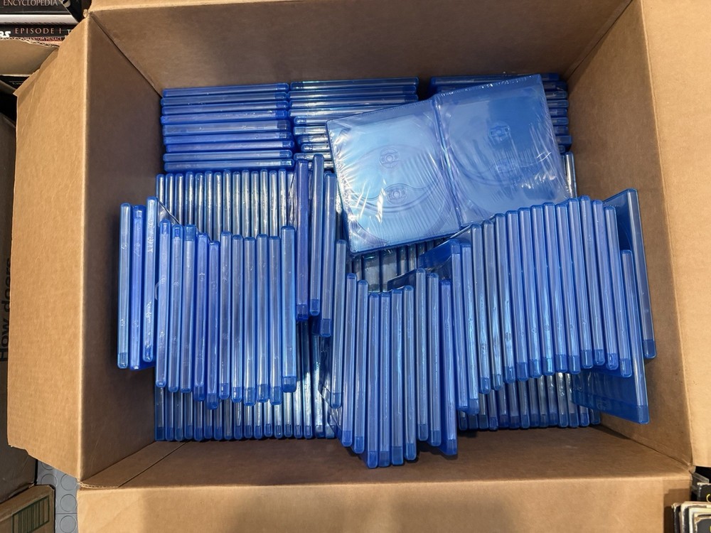 Empty Blu-ray Cases (~165)