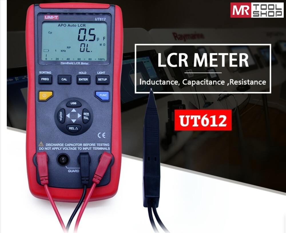 UNI-T UT612 Digital Bridge LCR Meter Capacitance Inductance Freq Tester USB PC C