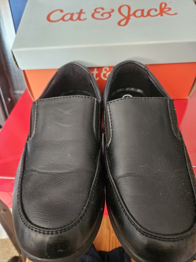 Boys black loafer