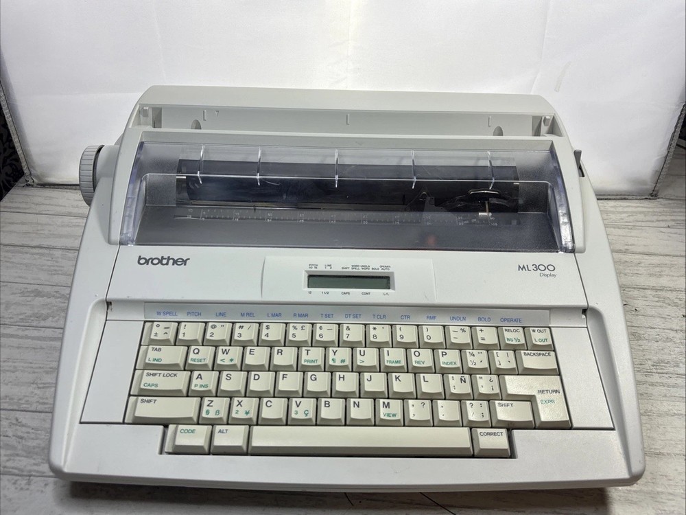 Brother ML-300 Electronic Dictionary Typewriter~Tested and Working