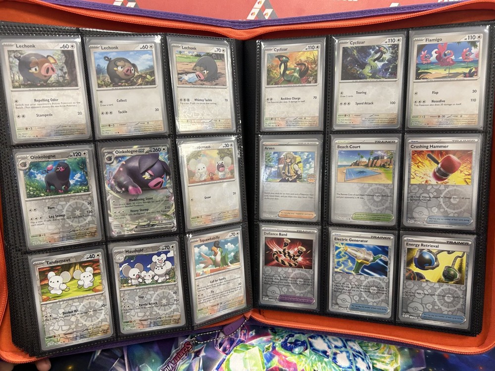 Pokemon Scarlet and Violet Base Complete Master Set w/ Binder | G20