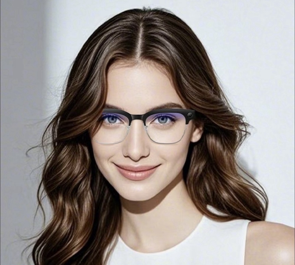 Smart glasses for taking photos, 8MP digital video camera, half-frame