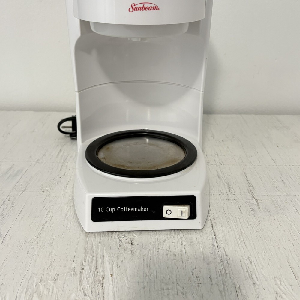 Sunbeam Coffee Maker Model 6385 Vintage Cleaned Tested Working