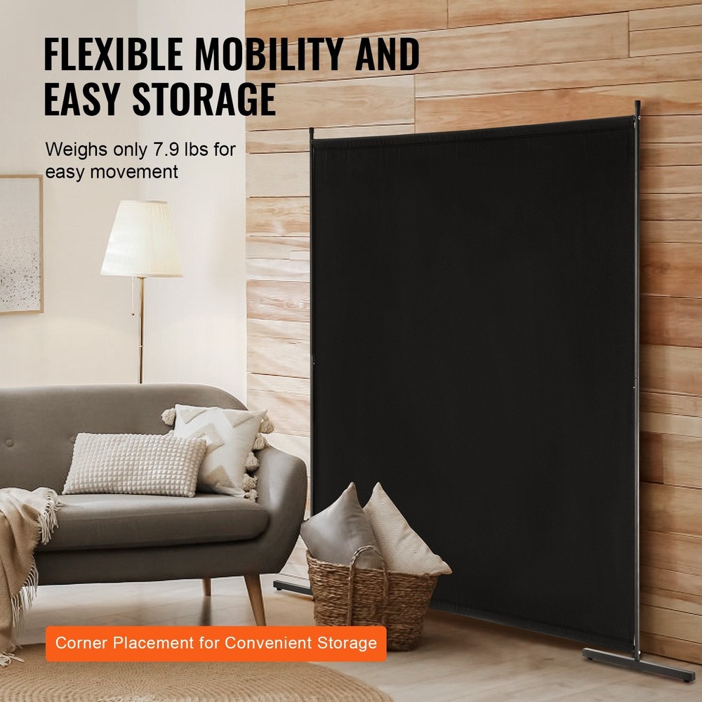 New/Room Divider, Single Panel Room Divider, 6FT Privacy Screen Indoor, Partitio