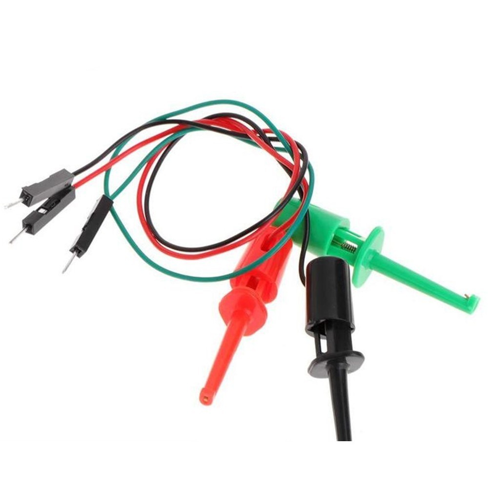 Convenient Test Hook Clip Set for Accurate Transistor Testing Assorted Colors
