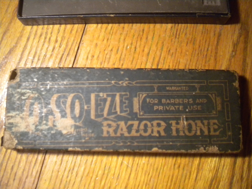 Vintage O-SO-EZE RAZOR HONE with Original Box