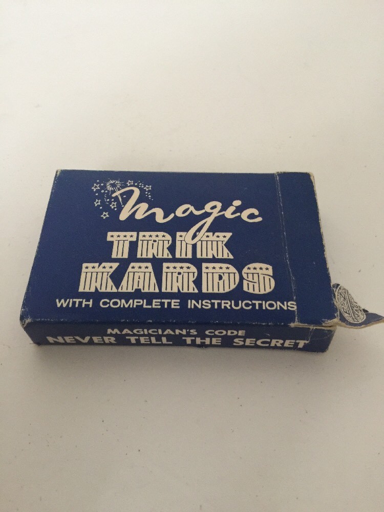 Magic Trik Kards With Complete Instructions D. Robbins And Co. Vintage