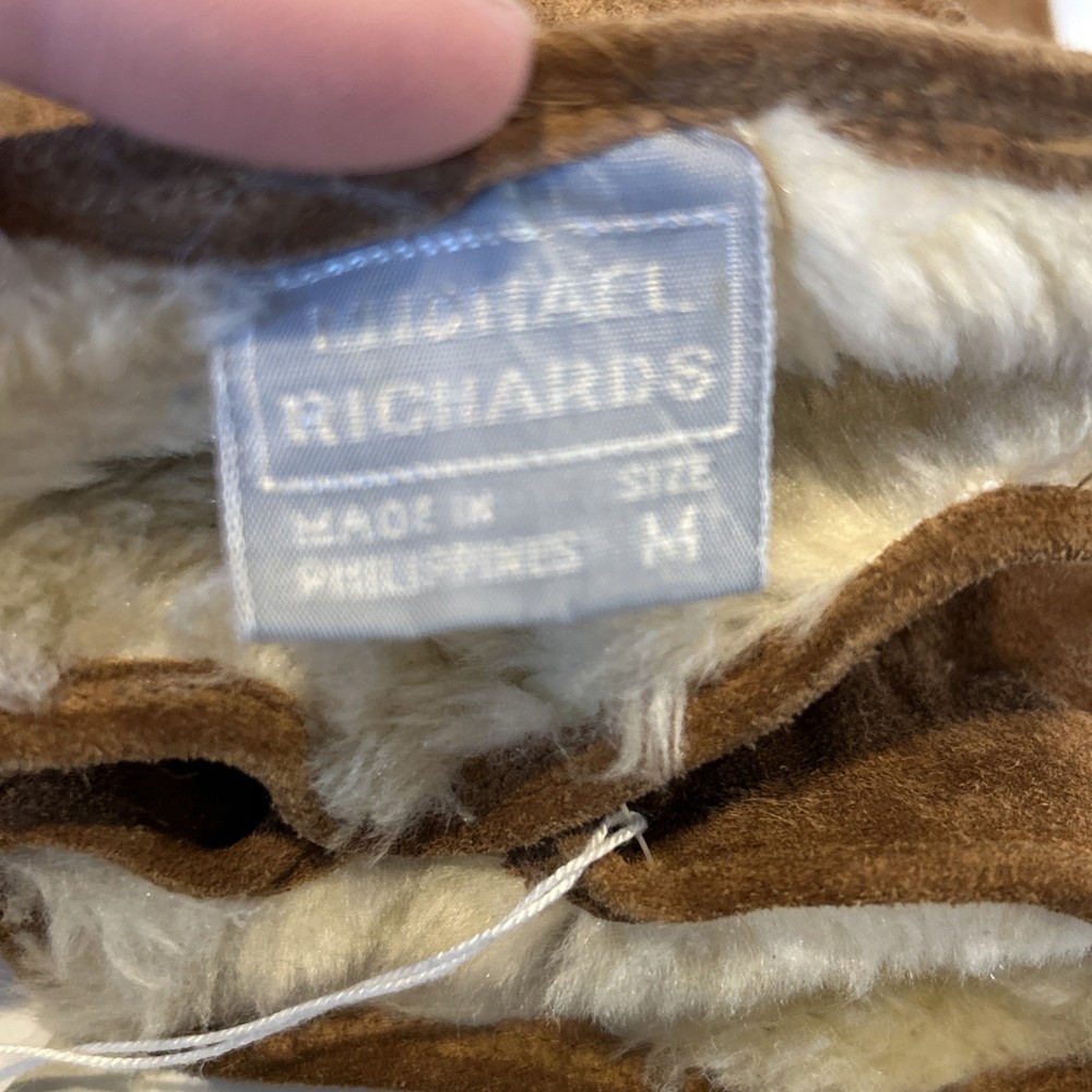 NWT Michael Richards Medium Winter Cowhide Leather Gloves