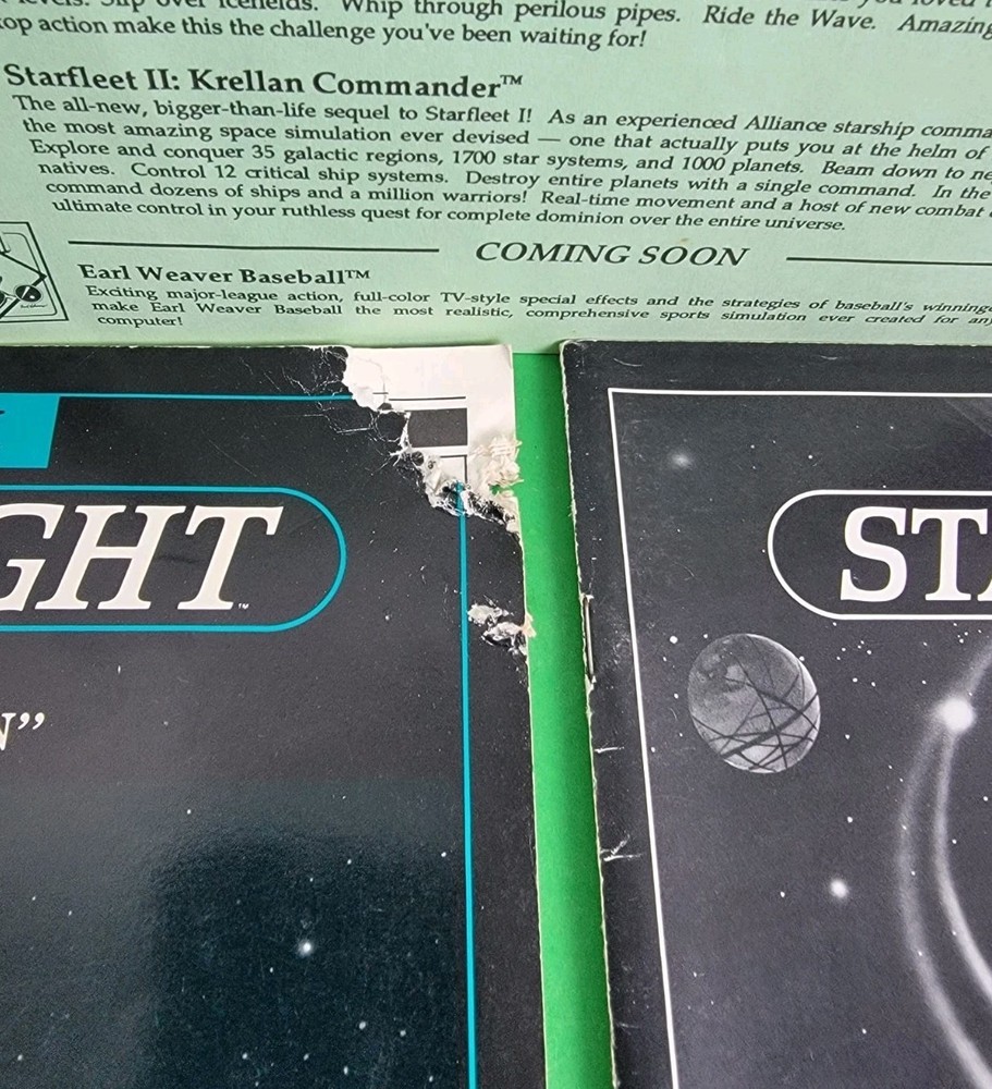 1986 Starflight PC Computer Game by Electronic Arts, IBM & Tandy