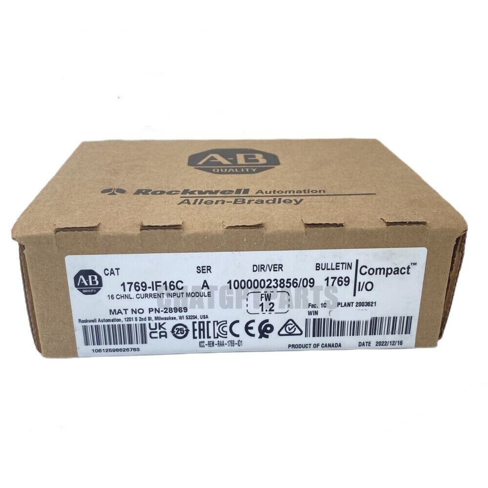 Allen Bradley 1769-IF16C CompactLogix 16 Pt A/I Current Module AB