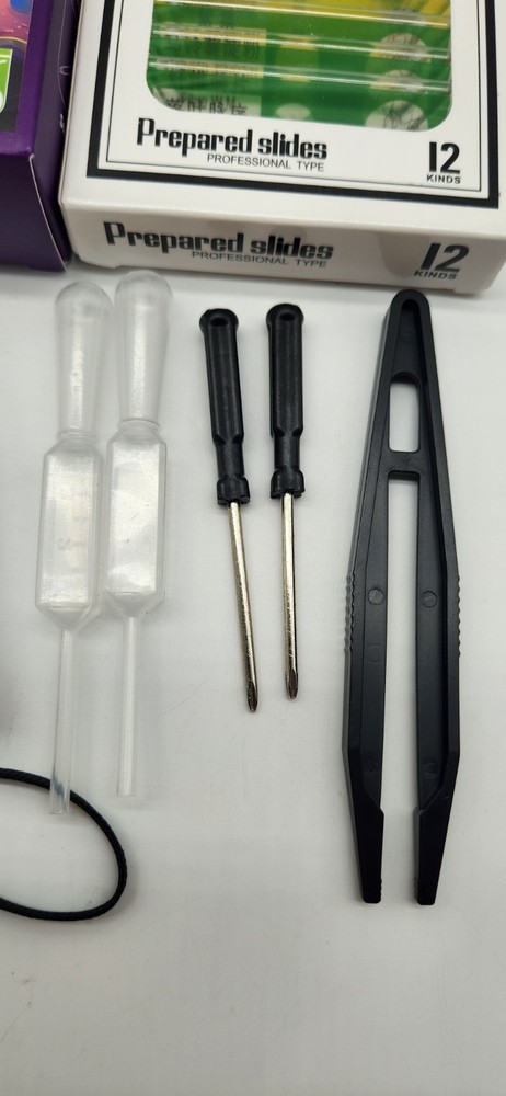 24 Prepared Microscope Slides Specimen 3 Microscopes LOT