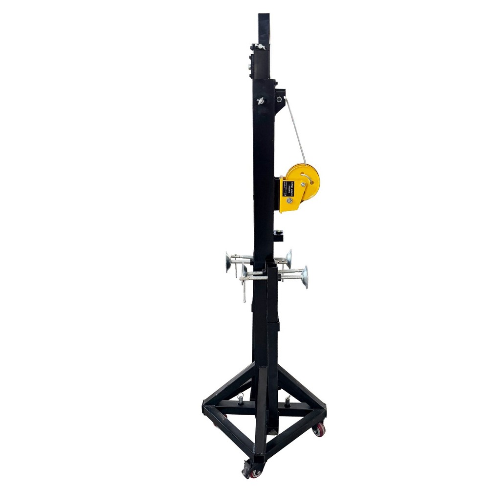 Hand-cranked Light Stand Foldable Double-Layer Lighting Crank Stand 5.9-13.12Ft