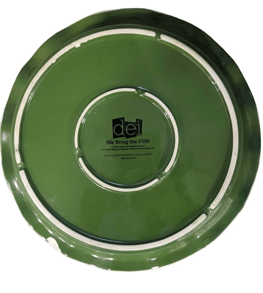 Dei Stoneware Recipe Pie Plate