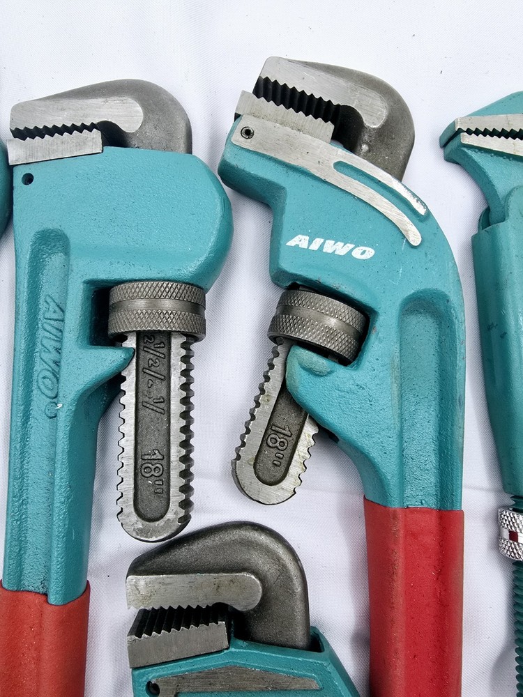 Heavy Duty Pipe Wrench - Set