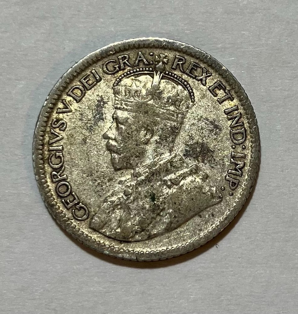 1930 Canada Silver 10 Cents