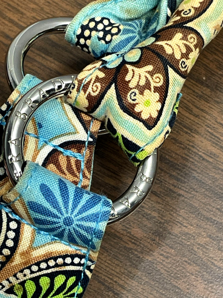 Vera Bradley Purse, Blue Paisley Pattern