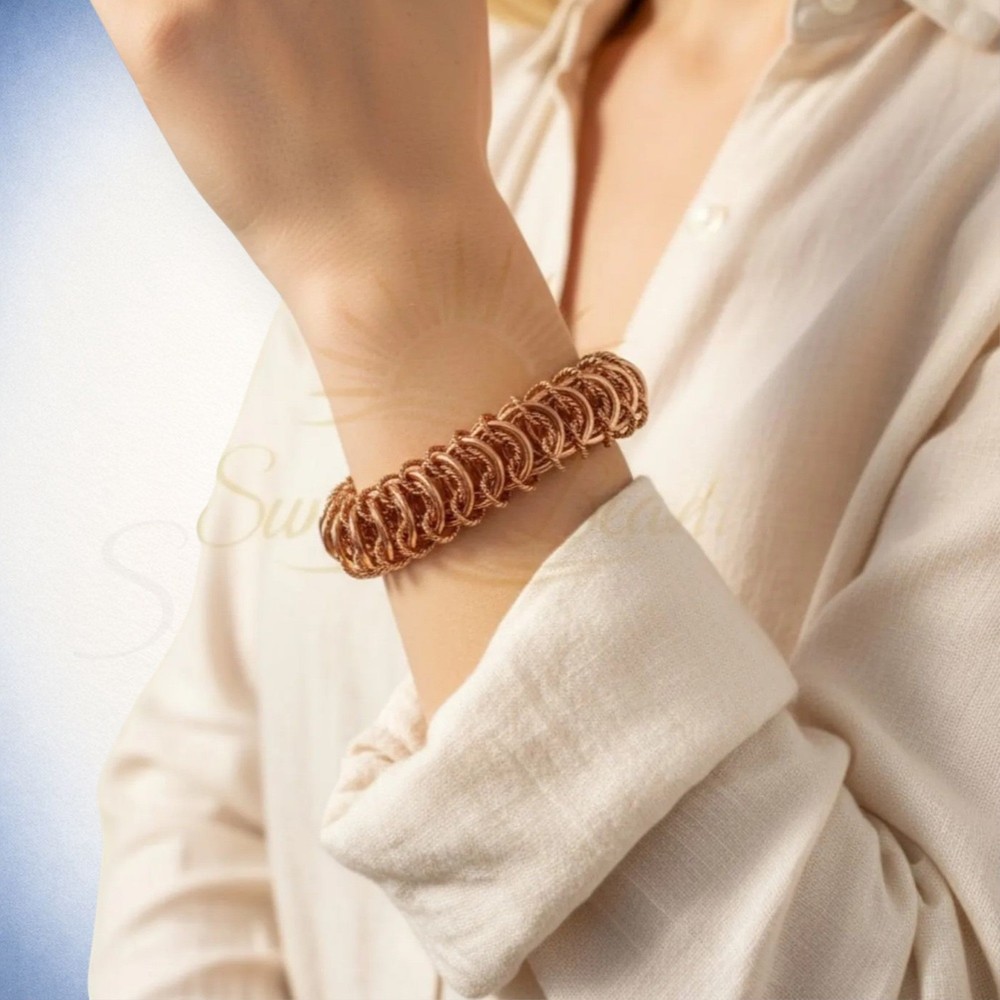 Pure Copper Chainmaille Bracelet