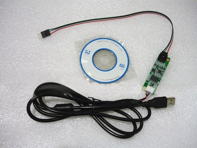 4 Wire 4-Wire Resistive Touch Screen Panel USB Port Driver Controller Board DIY