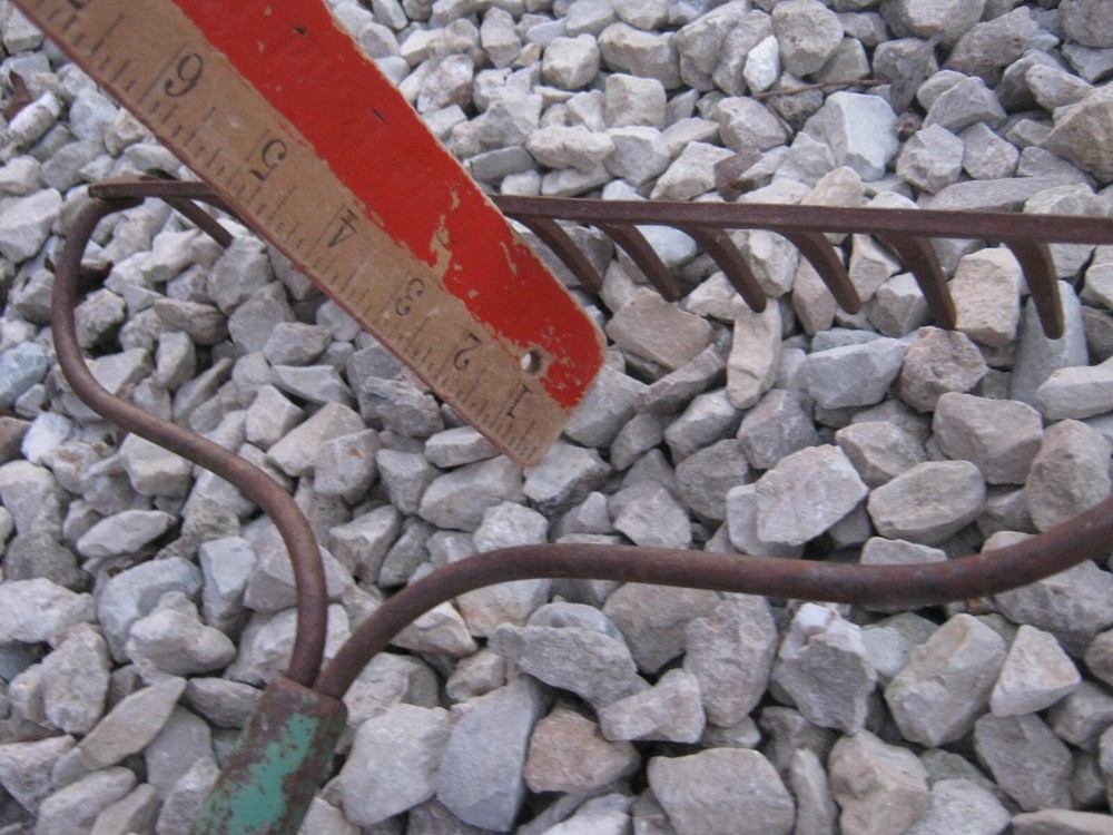 Rake Head Only no handle Rusty Original Vintage Primitive great decor