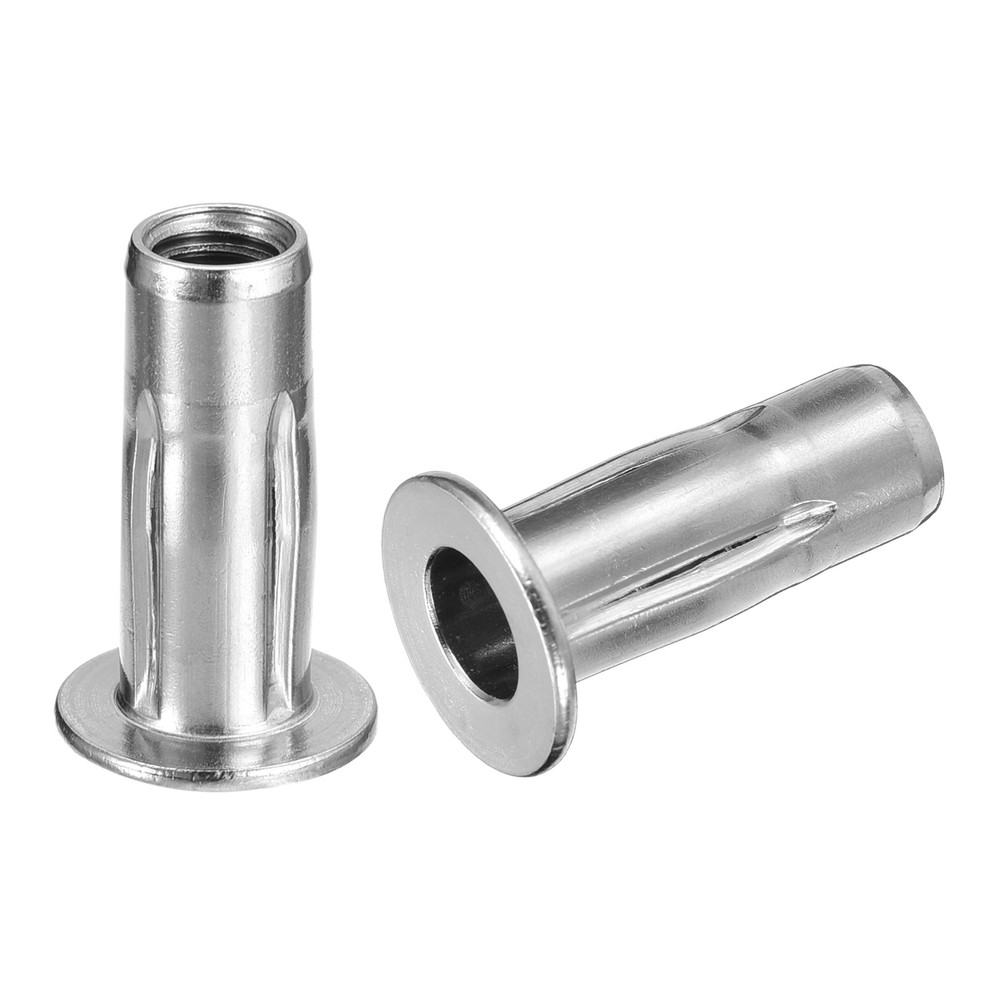 5Pack M8 Multi-Grip Rivet Nuts Pre-Bulbed Insert Nut 304 Stainless Steel