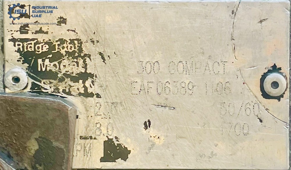 Ridgid 300 Compact Pipe Threader/ Threading Machine 230V