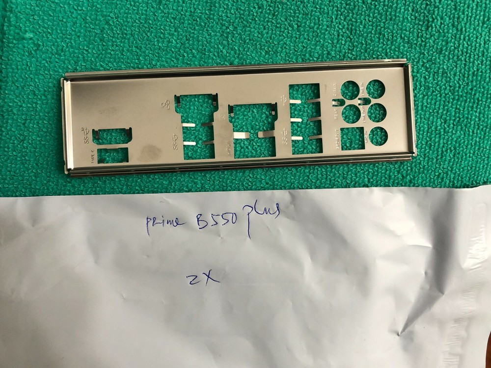 ASUS PRIME B550 PLUS  IO SHIELD BACK PLATE   ORIGINAL