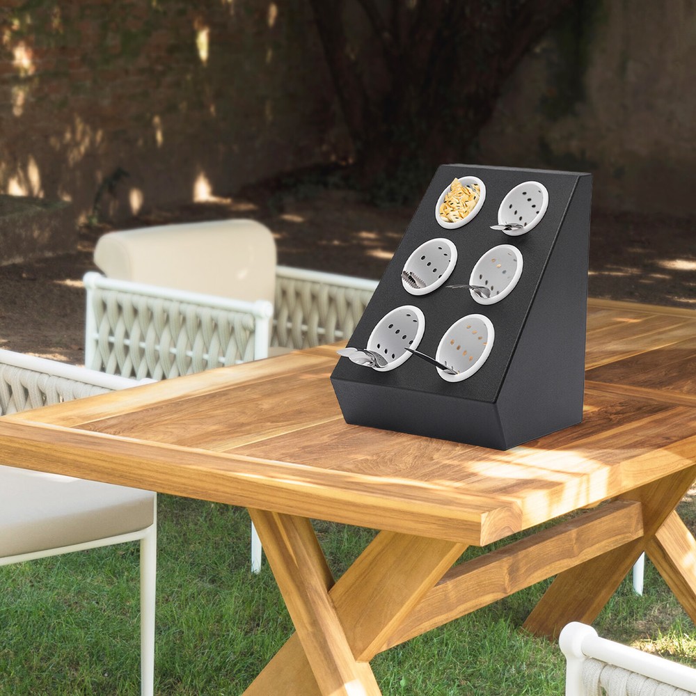 Kitchen Cutlery Holder Spoon Fork Utensils Storage Rack Organizer Stand