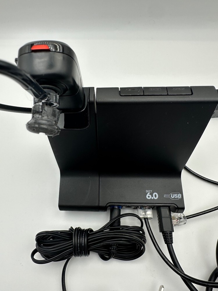 Plantronics POLY W8200B Wireless Headset & Charging base DECT + Adapters